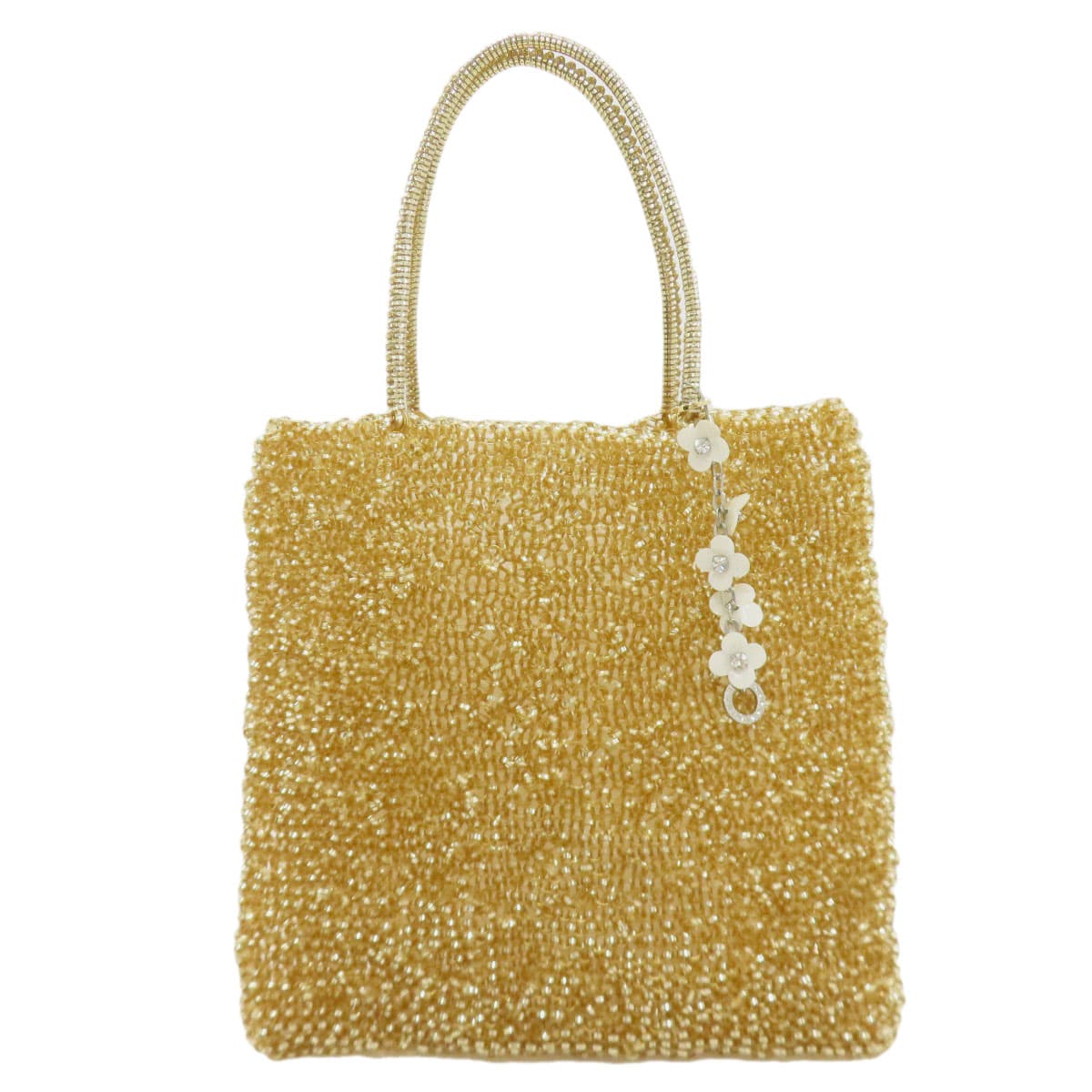 ANTEPRIMA Wire Bag with Flower Charm Handbag, PVC, Women's [Used] [ANTEPRIMA]