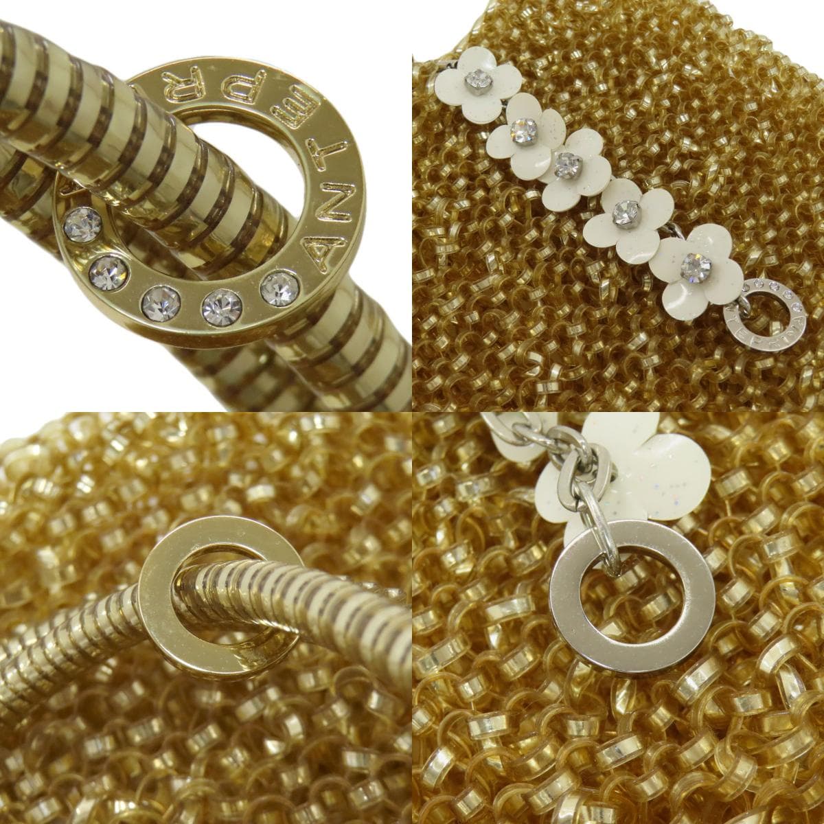 ANTEPRIMA Wire Bag with Flower Charm Handbag, PVC, Women's [Used] [ANTEPRIMA] 8