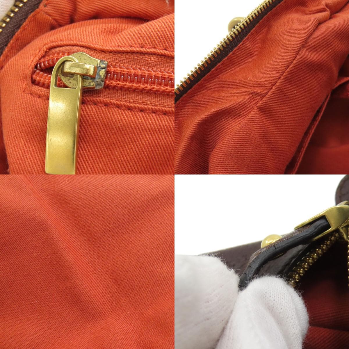 Salvatore Ferragamo Gancini Hardware Handbag, Leather, Women's [Pre-owned] [Salvatore Ferragamo] 7