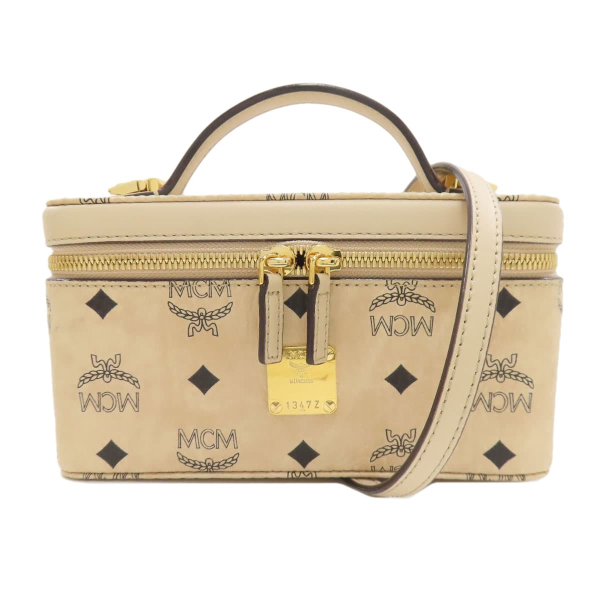 MCM Vanity 2-Way Handbag, PVC, Women's [Pre-owned] [MCM]