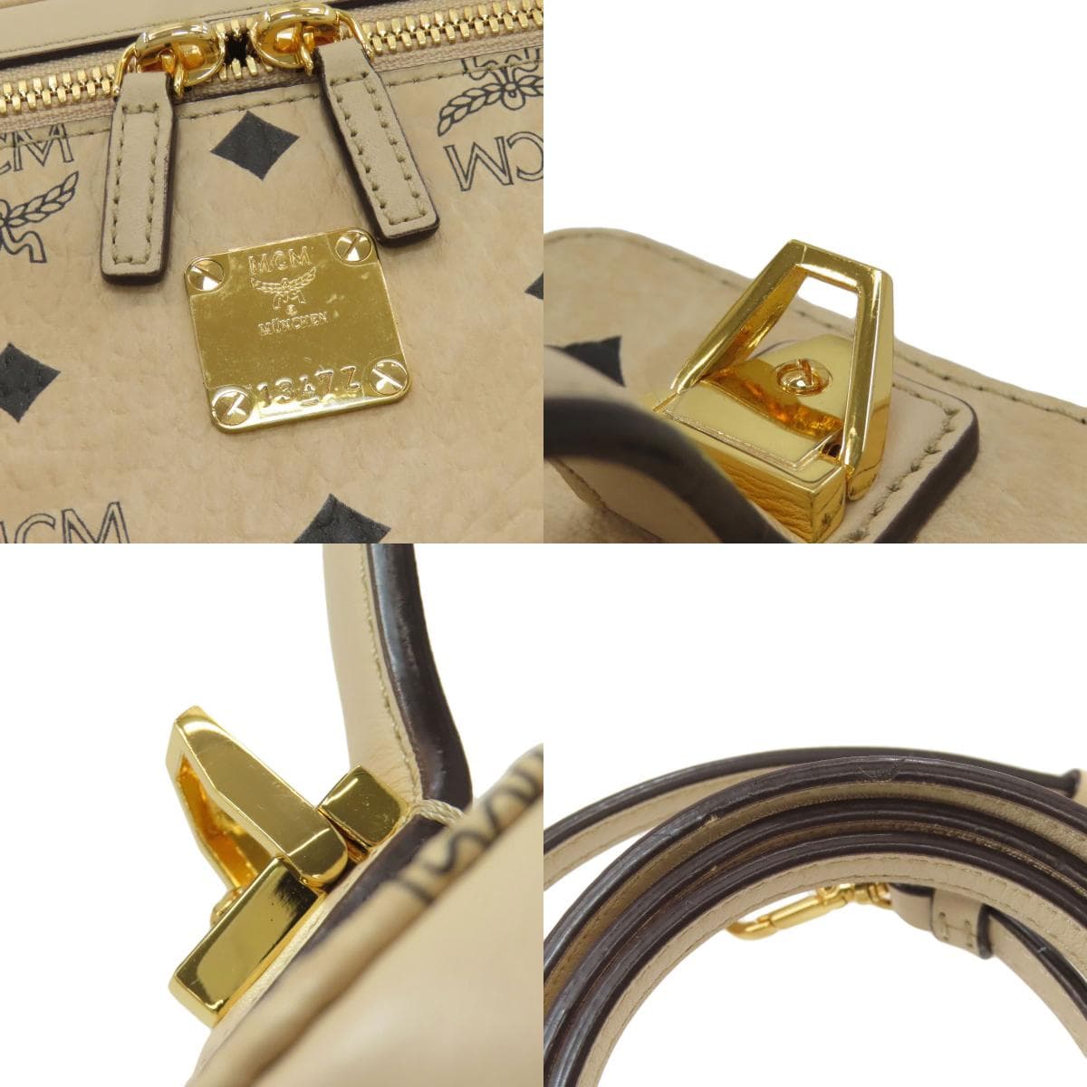 MCM Vanity 2-Way Handbag, PVC, Women's [Pre-owned] [MCM] 8