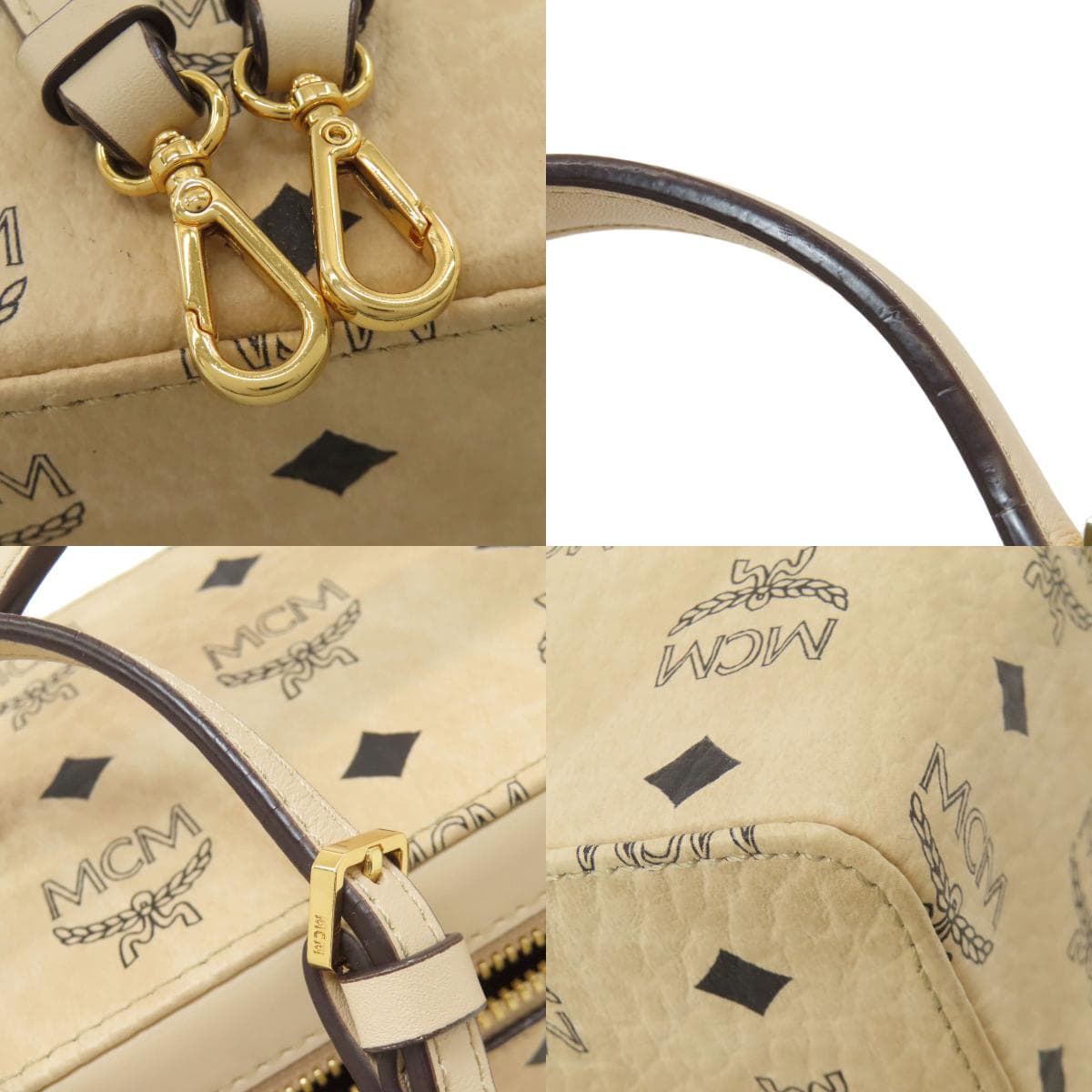 MCM Vanity 2-Way Handbag, PVC, Women's [Pre-owned] [MCM] 9