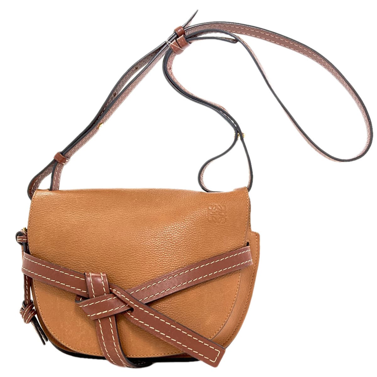 LOEWE Gate Bag Shoulder Bag, Calf Leather, Women's [Pre-owned] [LOEWE]