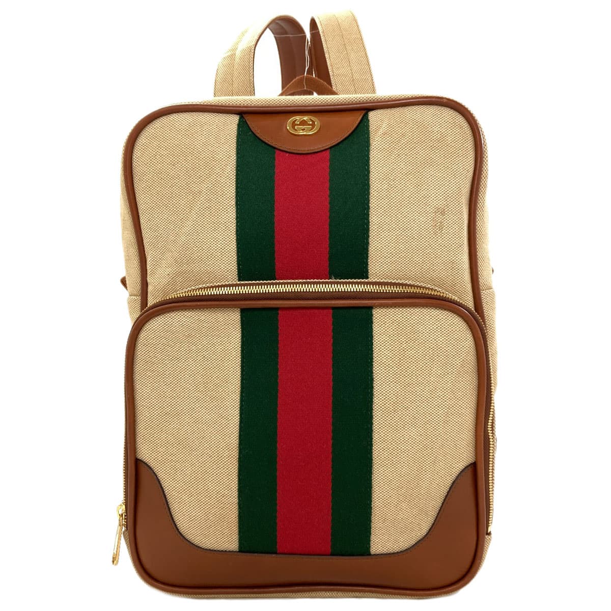Gucci 575063 Sherry Line Backpack/Daypack, Canvas, Women's [Pre-owned] [GUCCI] 575063