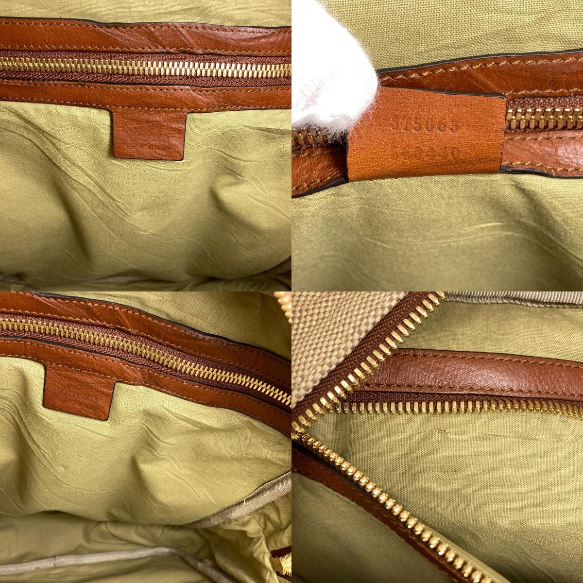 Gucci 575063 Sherry Line Backpack/Daypack, Canvas, Women's [Pre-owned] [GUCCI] 575063 6