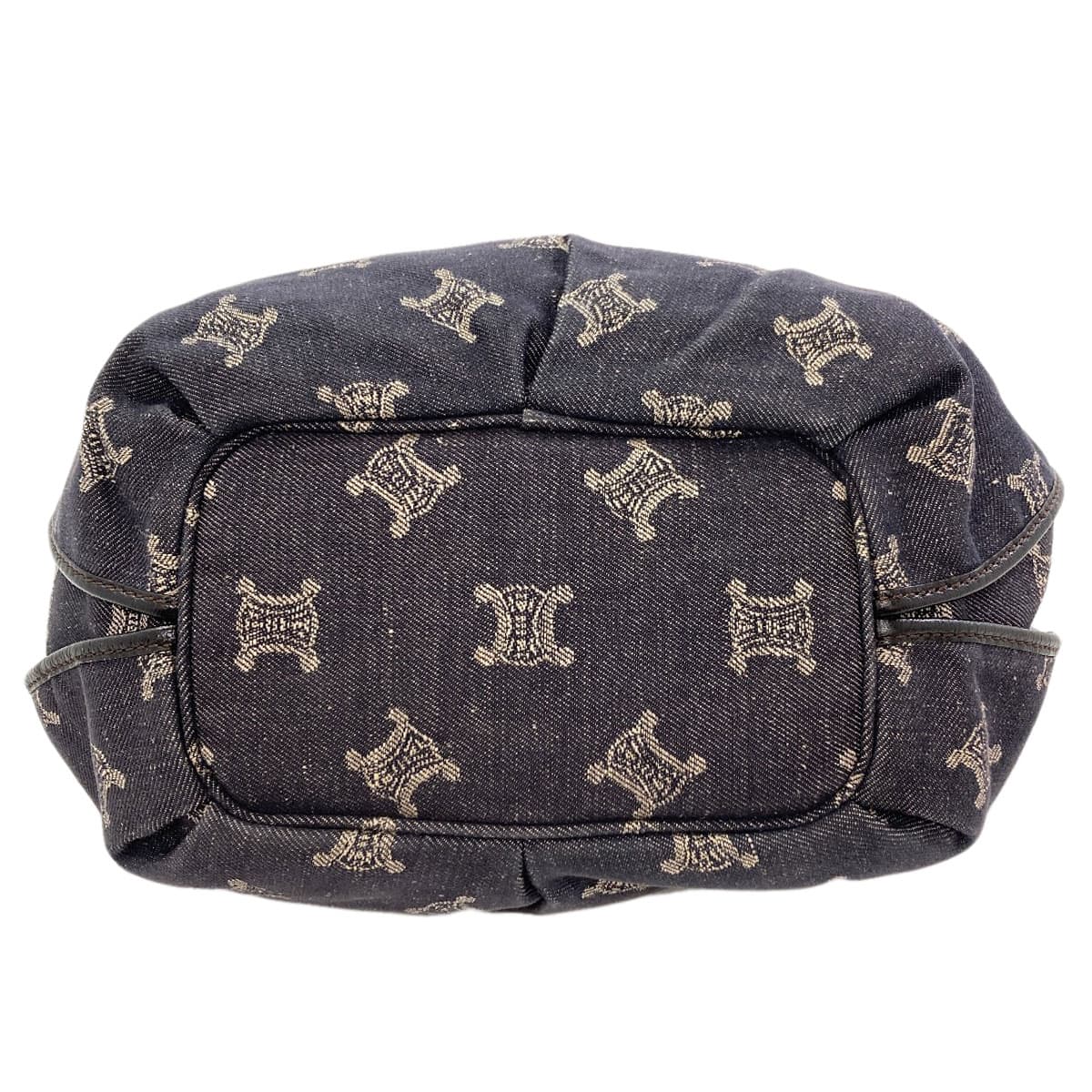 Celine Macadam Print Handbag, Denim, Women's [Pre-owned] [CELINE] 4