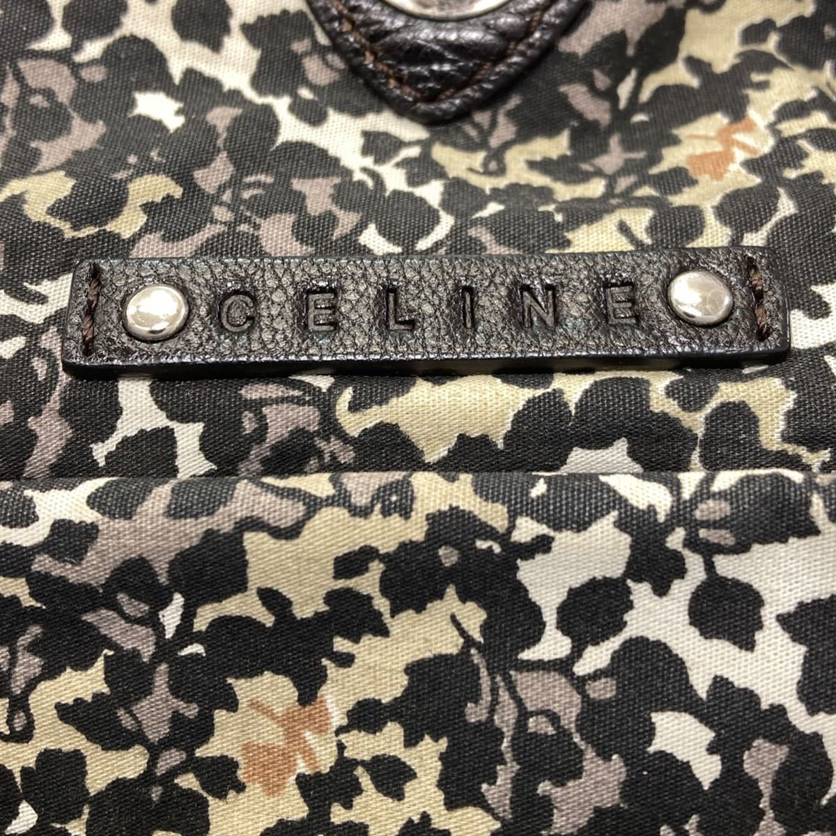 Celine Macadam Print Handbag, Denim, Women's [Pre-owned] [CELINE] 6