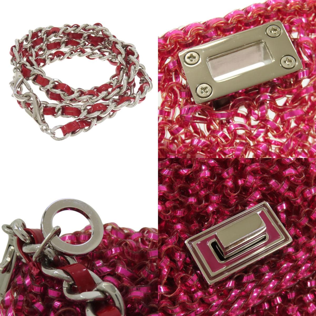 ANTEPRIMA Chain Shoulder Wire Bag 2-Way Handbag PVC Women's [Used] [ANTEPRIMA] 8