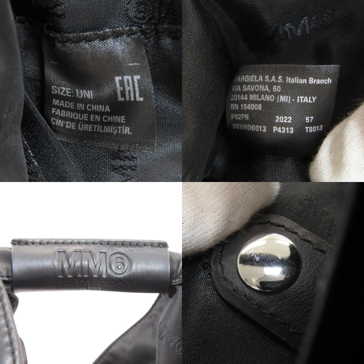 Maison Margiela MM6 Handbag, Leather, Women's [Pre-owned] [Maison Margiela] 7