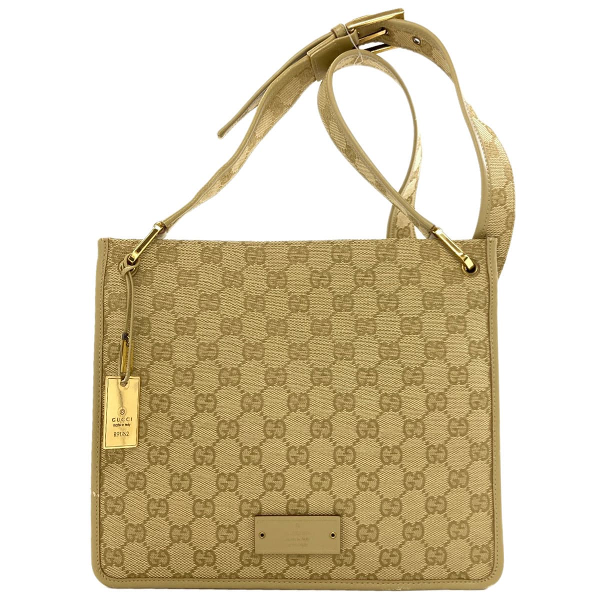 Gucci 91762 GG Canvas Shoulder Bag, Canvas, Women's [Pre-owned] [GUCCI] 91762