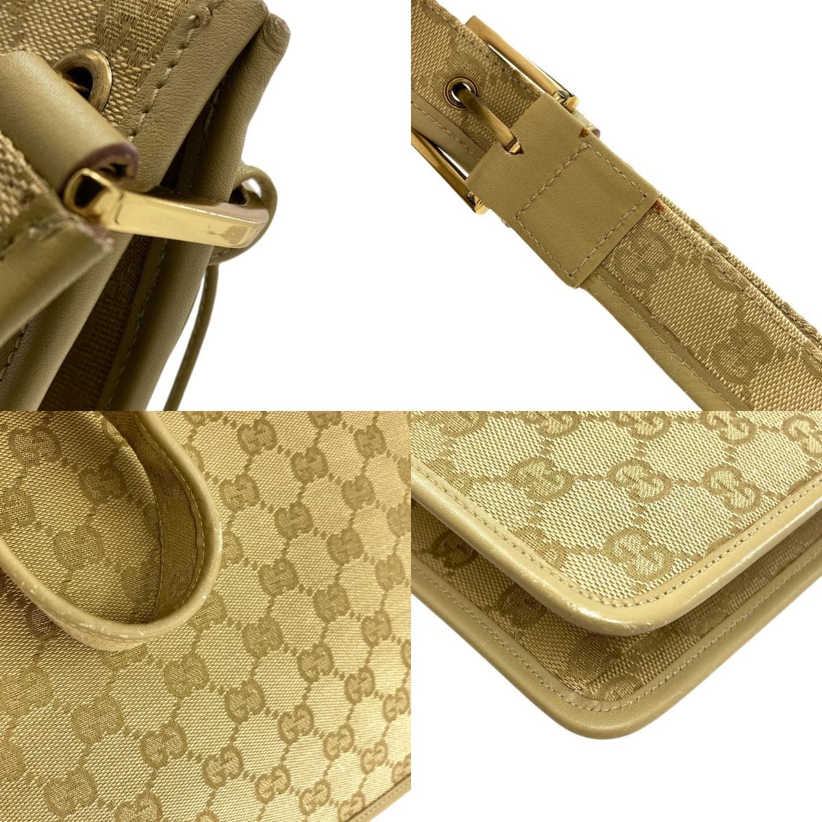 Gucci 91762 GG Canvas Shoulder Bag, Canvas, Women's [Pre-owned] [GUCCI] 91762 9
