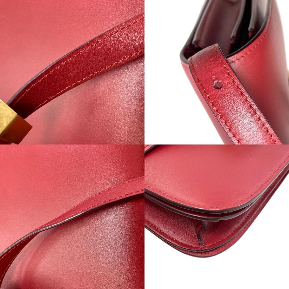 Celine Classic Box Shoulder Bag, Calfskin, Women's [Pre-owned] [CELINE] 9