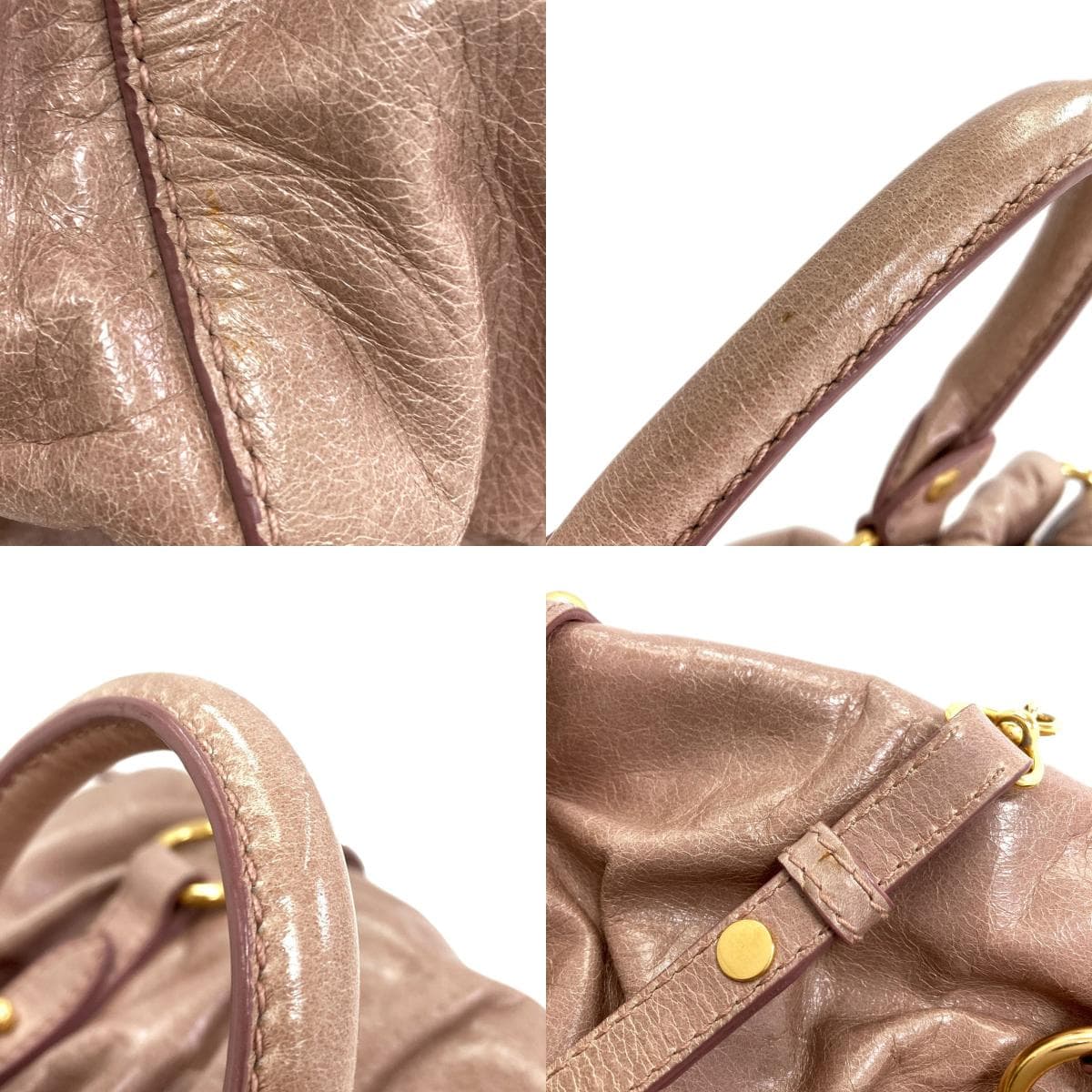 Miu Miu 2-Way Handbag, Calfskin, Women's [Pre-owned] [MIUMIU] 8