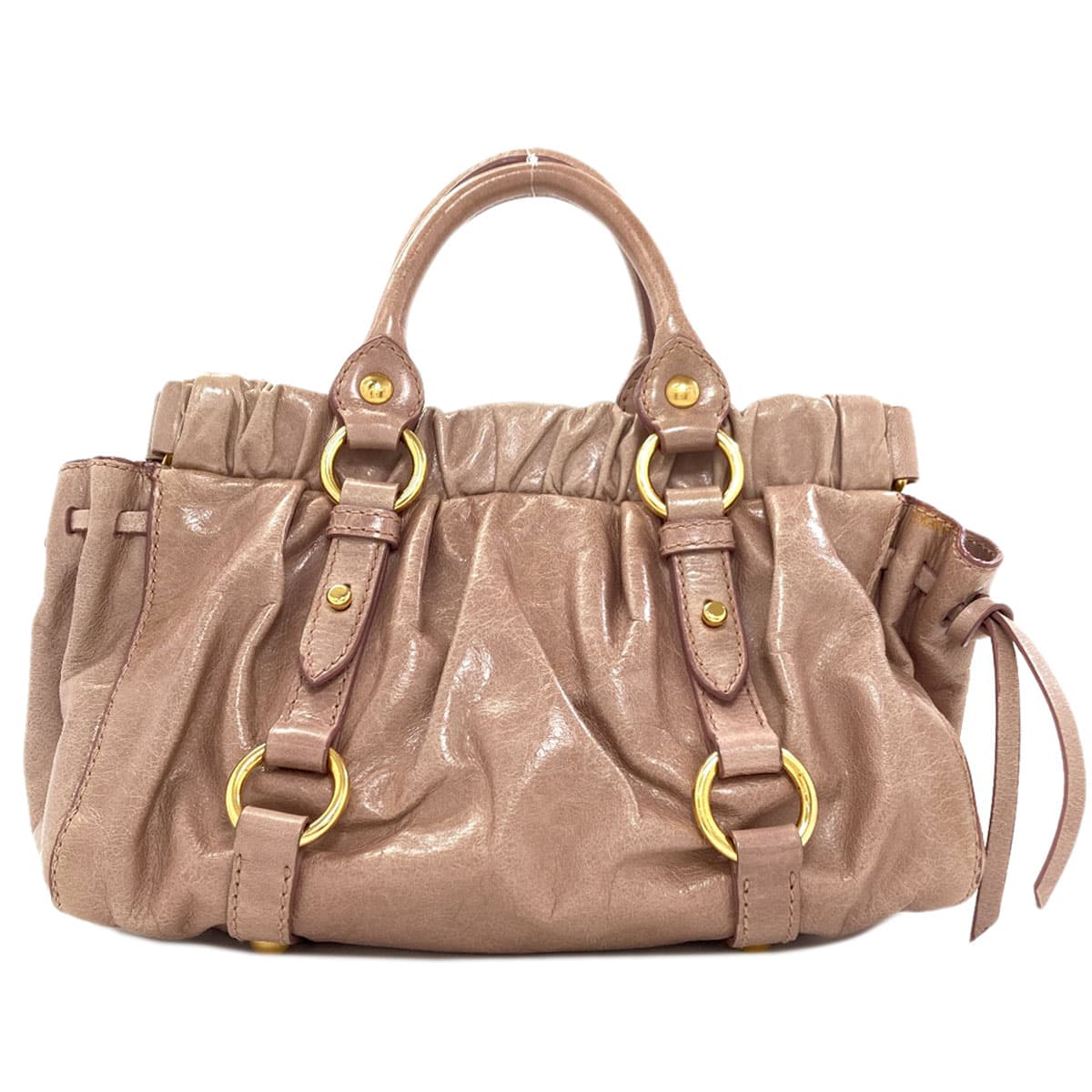 Miu Miu 2-Way Handbag, Calfskin, Women's [Pre-owned] [MIUMIU] 2