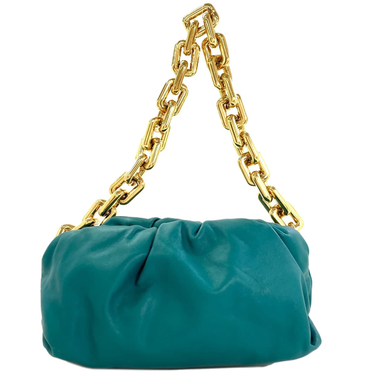 Bottega Veneta One-Shoulder Chain Shoulder Bag, Calf Leather, Women's [Pre-owned] [BOTTEGA VENETA] 2