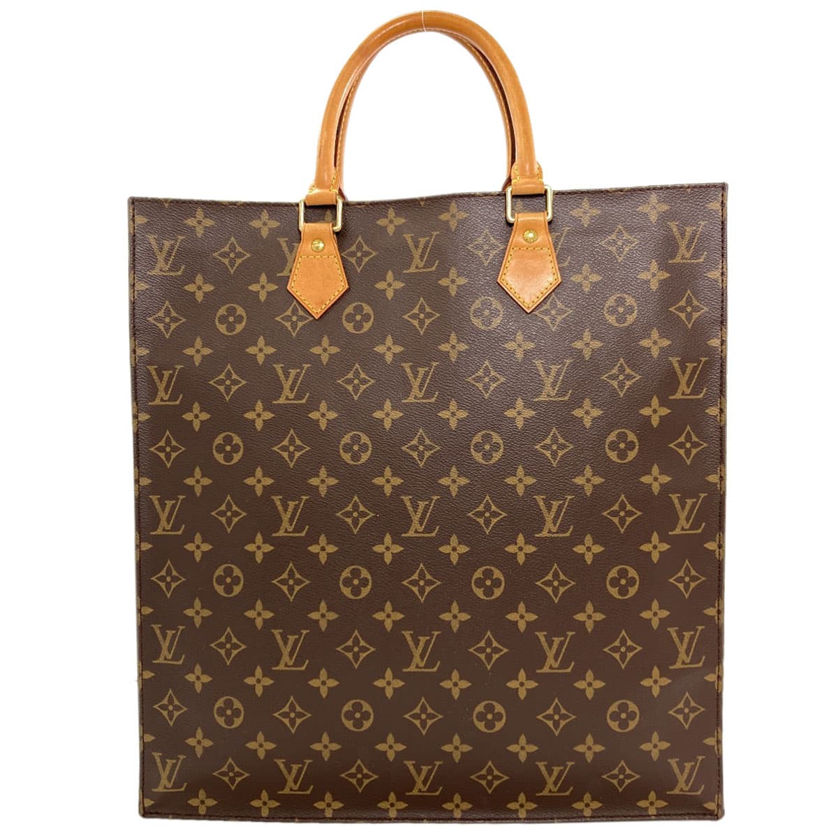 Louis Vuitton M51140 Sac Plat Tote Bag, Monogram Canvas, Women's [Pre-owned] [LOUIS VUITTON] M51140