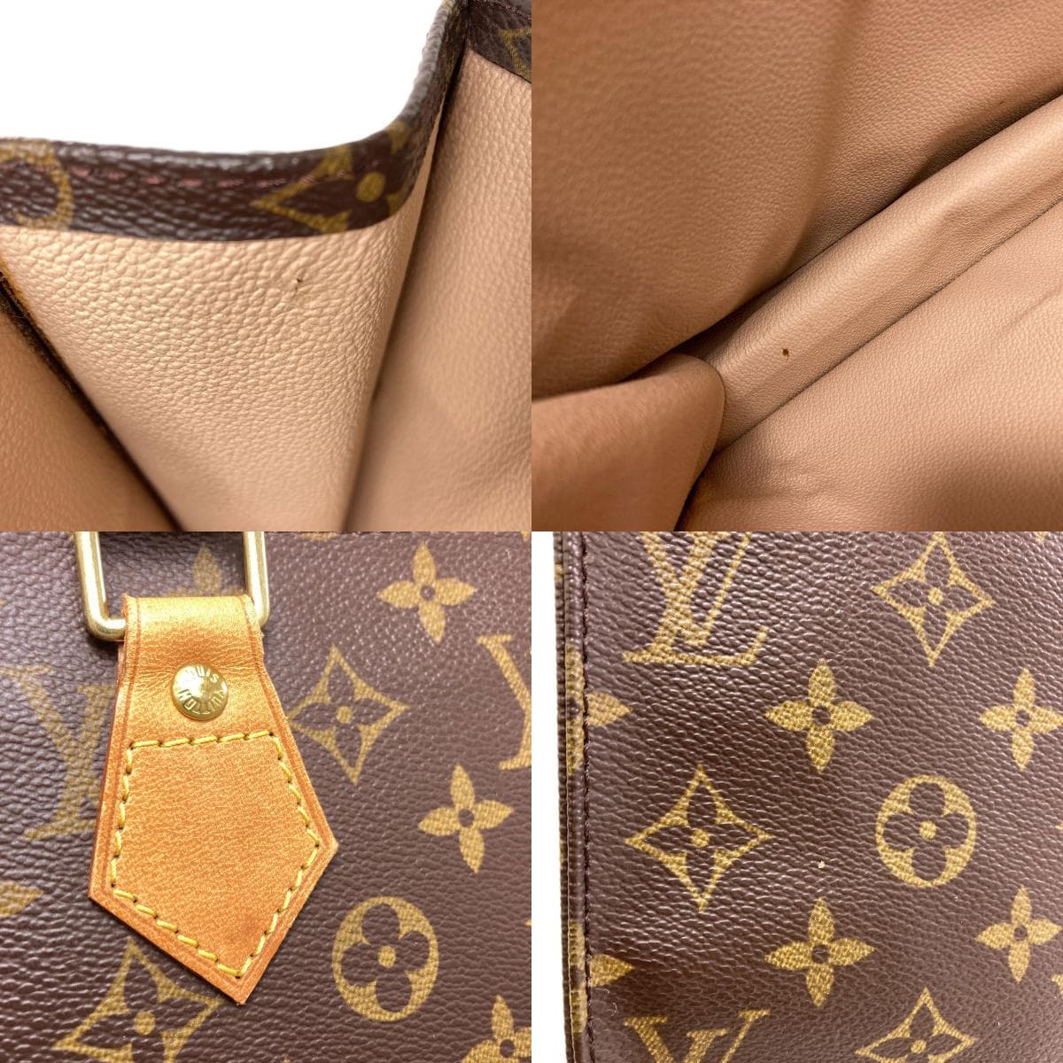 Louis Vuitton M51140 Sac Plat Tote Bag, Monogram Canvas, Women's [Pre-owned] [LOUIS VUITTON] M51140 7