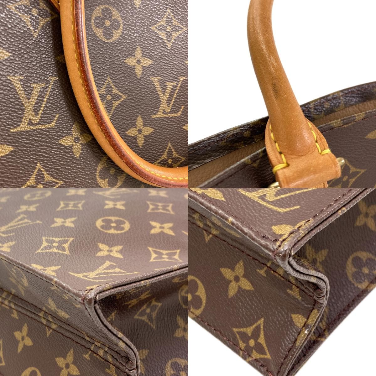 Louis Vuitton M51140 Sac Plat Tote Bag, Monogram Canvas, Women's [Pre-owned] [LOUIS VUITTON] M51140 9