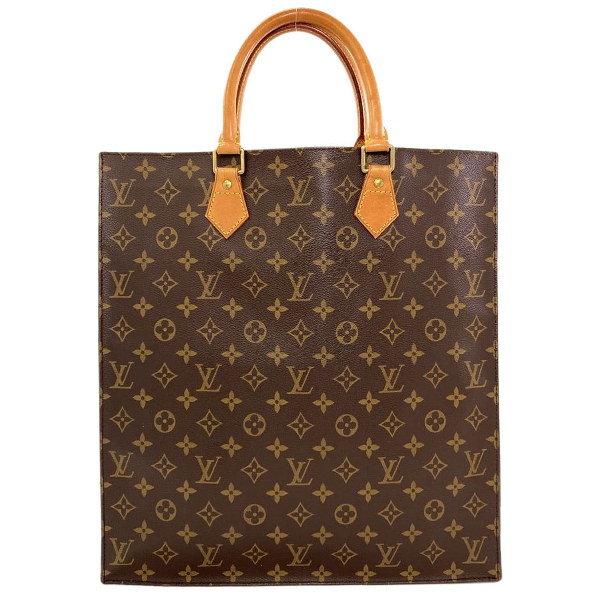 Louis Vuitton M51140 Sac Plat Tote Bag, Monogram Canvas, Women's [Pre-owned] [LOUIS VUITTON] M51140 2