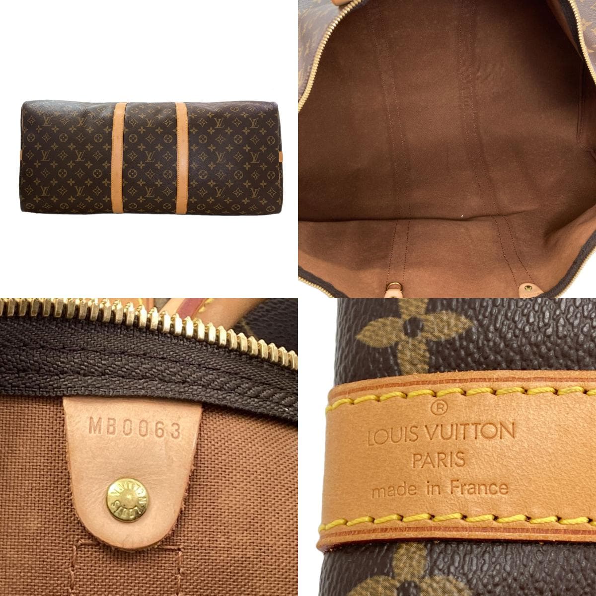Louis Vuitton M41412 Keepall 60 Bandoulière Boston Bag Monogram Canvas Women's [Pre-owned] [LOUIS VUITTON] M41412 4