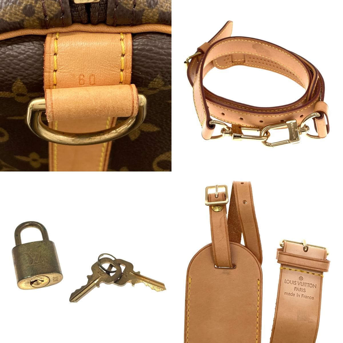 Louis Vuitton M41412 Keepall 60 Bandoulière Boston Bag Monogram Canvas Women's [Pre-owned] [LOUIS VUITTON] M41412 5