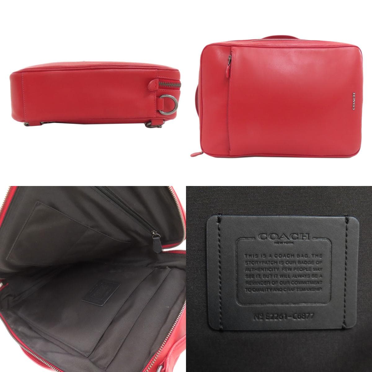 Coach C6877 Graham Convertible Backpack/Daypack, Leather, Men's [Used] [COACH] C6877 4