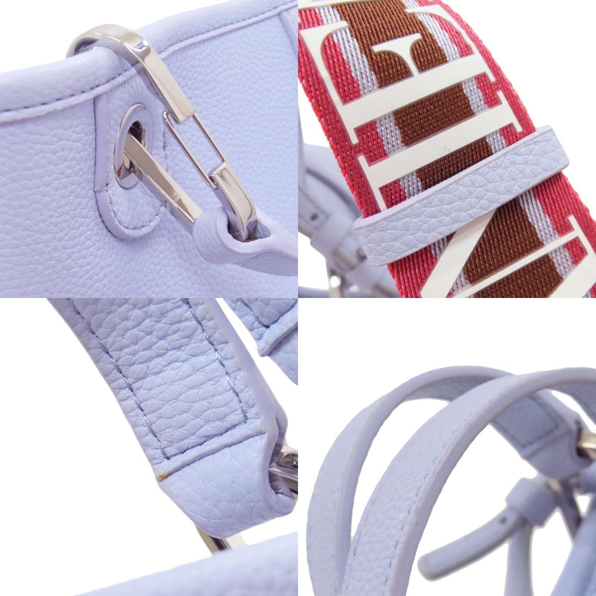 Emporio Armani My EA Di Print 2-Way Handbag, Leather, Women's [Pre-owned] [Emporio Armani] 9