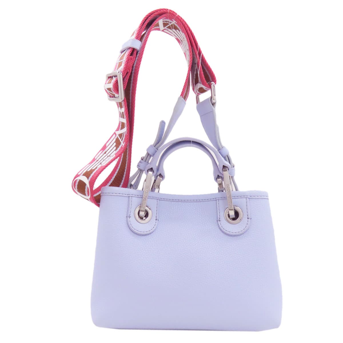 Emporio Armani My EA Di Print 2-Way Handbag, Leather, Women's [Pre-owned] [Emporio Armani] 2