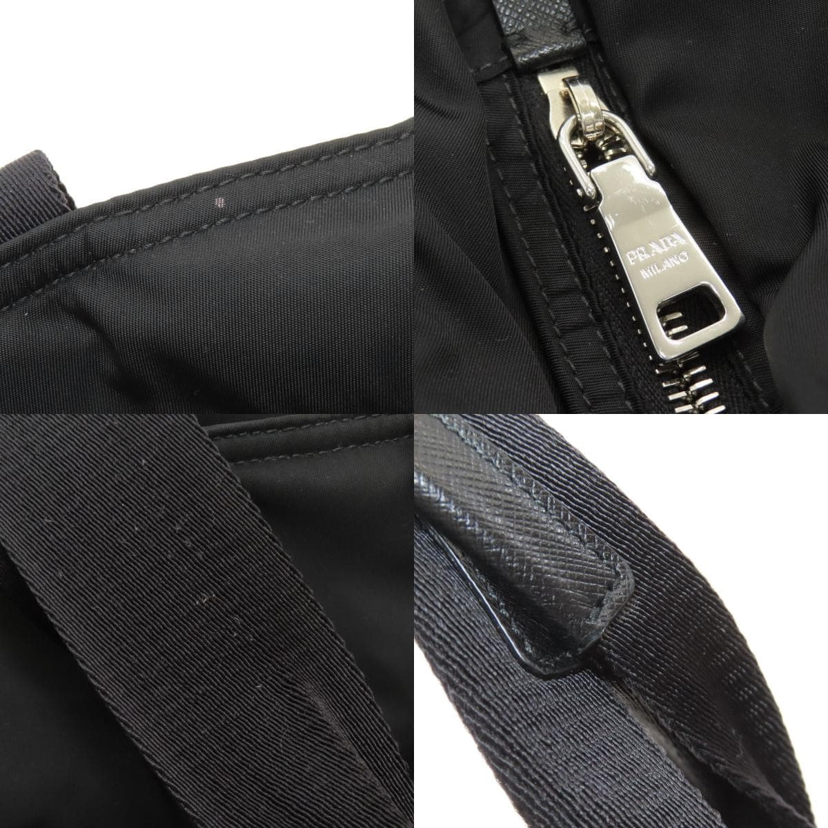 Prada Linylon Tote Bag, Nylon, Women's [Pre-owned] [PRADA] 9