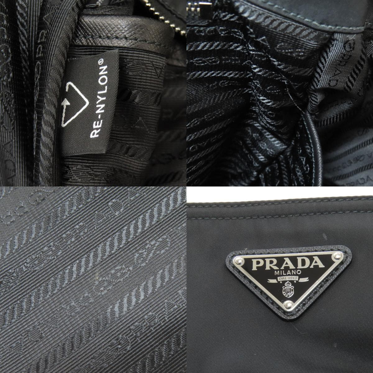 Prada Linylon Tote Bag, Nylon, Women's [Pre-owned] [PRADA] 8