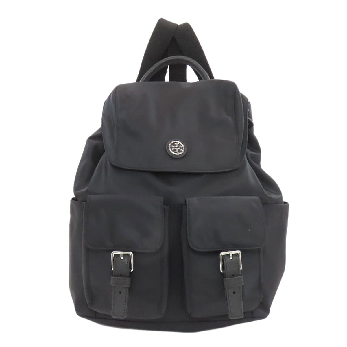 Tory Burch Logo Backpack / Daypack, Nylon, Women's [Pre-owned] [Tory Burch]