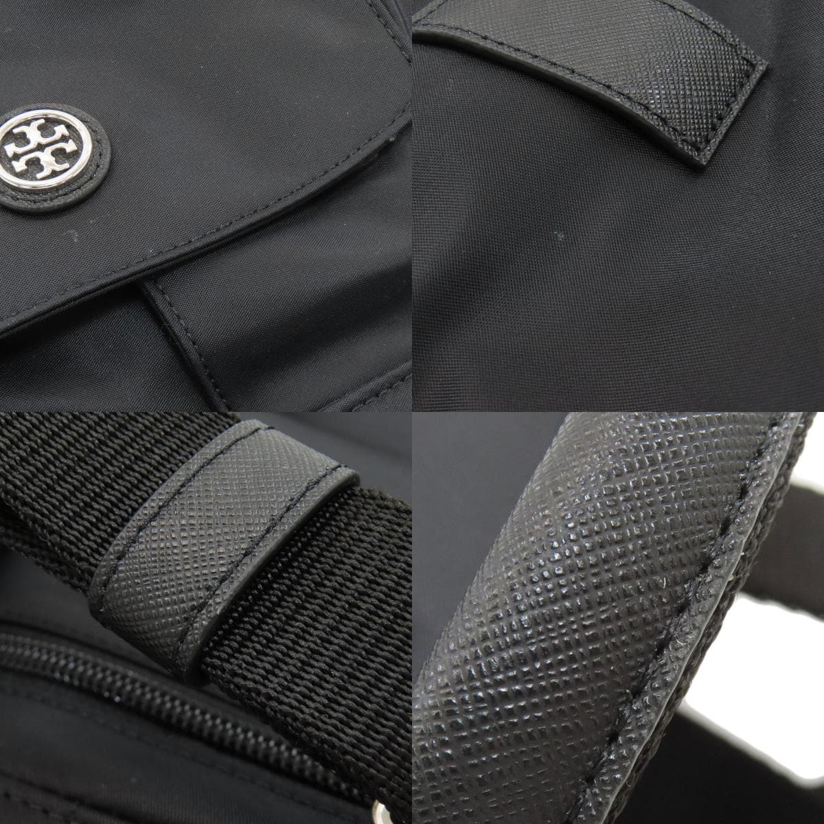 Tory Burch Logo Backpack / Daypack, Nylon, Women's [Pre-owned] [Tory Burch] 9