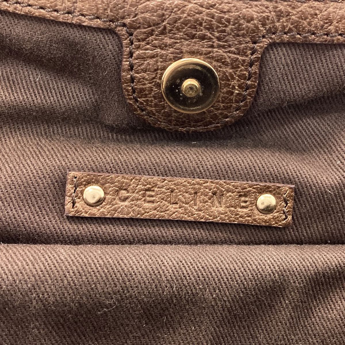 Celine Carriage Print Handbag, Canvas, Women's [Pre-owned] [CELINE] 6