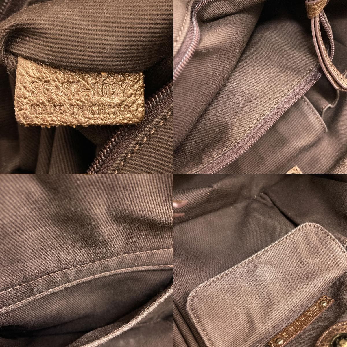 Celine Carriage Print Handbag, Canvas, Women's [Pre-owned] [CELINE] 7