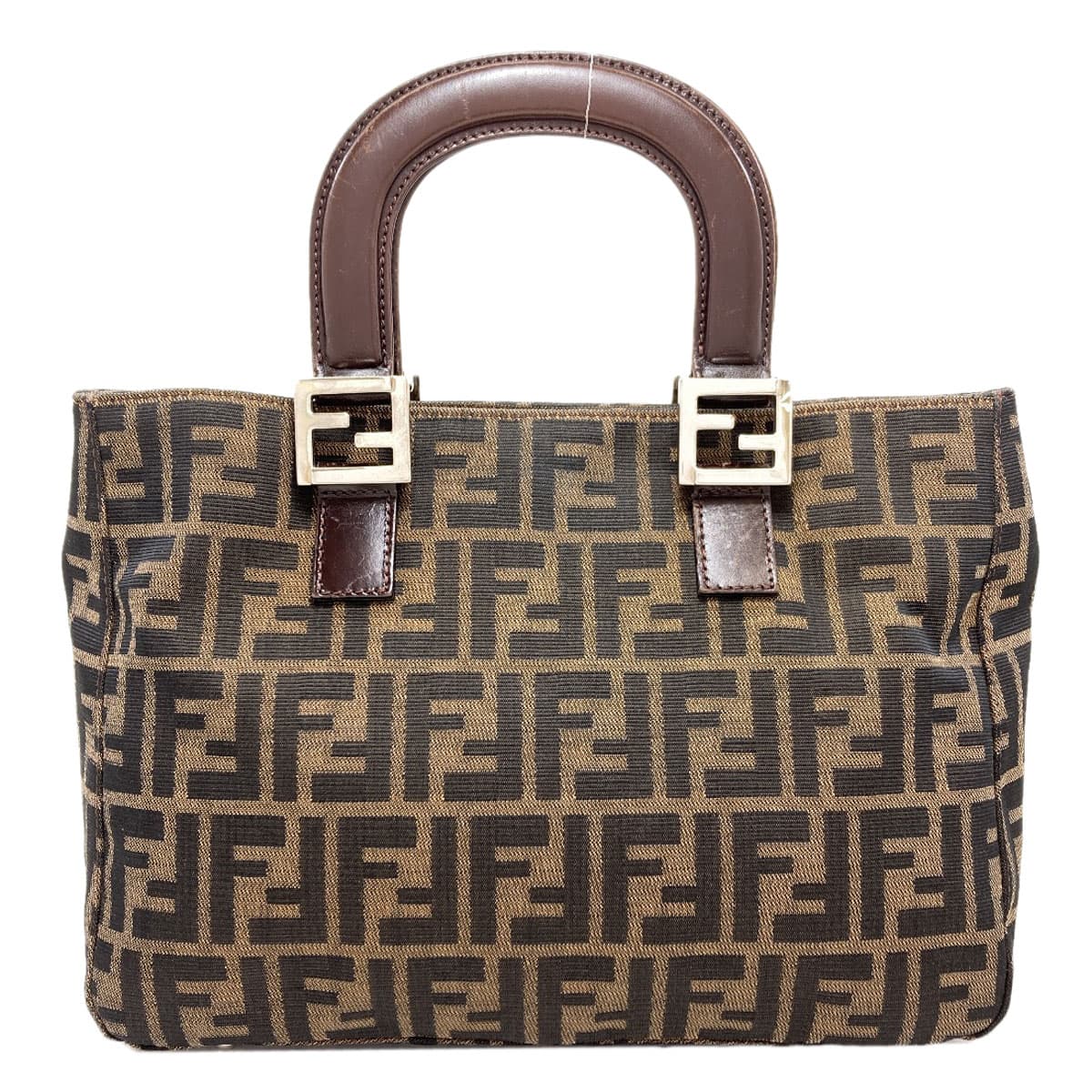 Fendi Zucca Print Handbag, Canvas, Women's [Pre-owned] [FENDI] 2