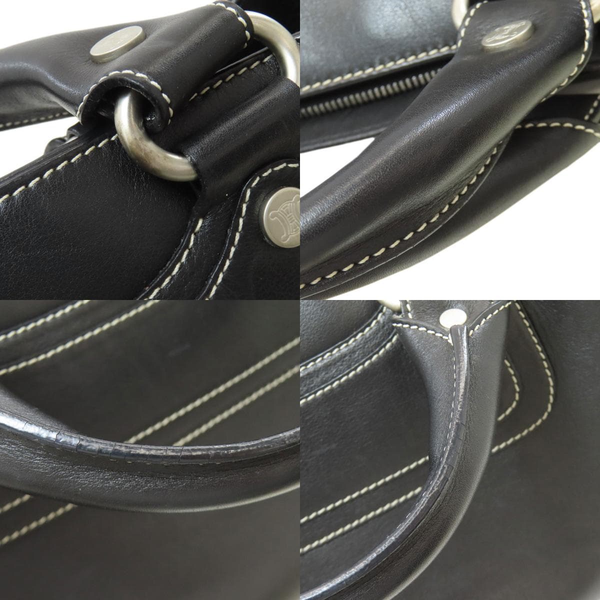 Celine Boogie Bag Handbag, Leather, Women's [Pre-owned] [CELINE] 8