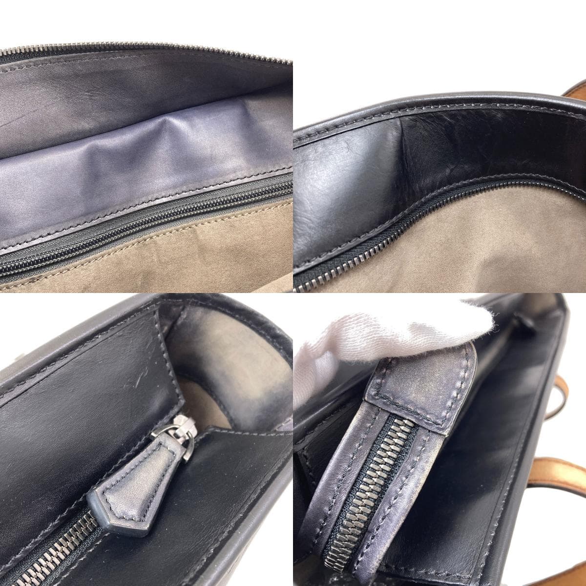 Berluti Calligraphy Tote Bag, Nylon, Women's [Pre-owned] [Berluti] 7