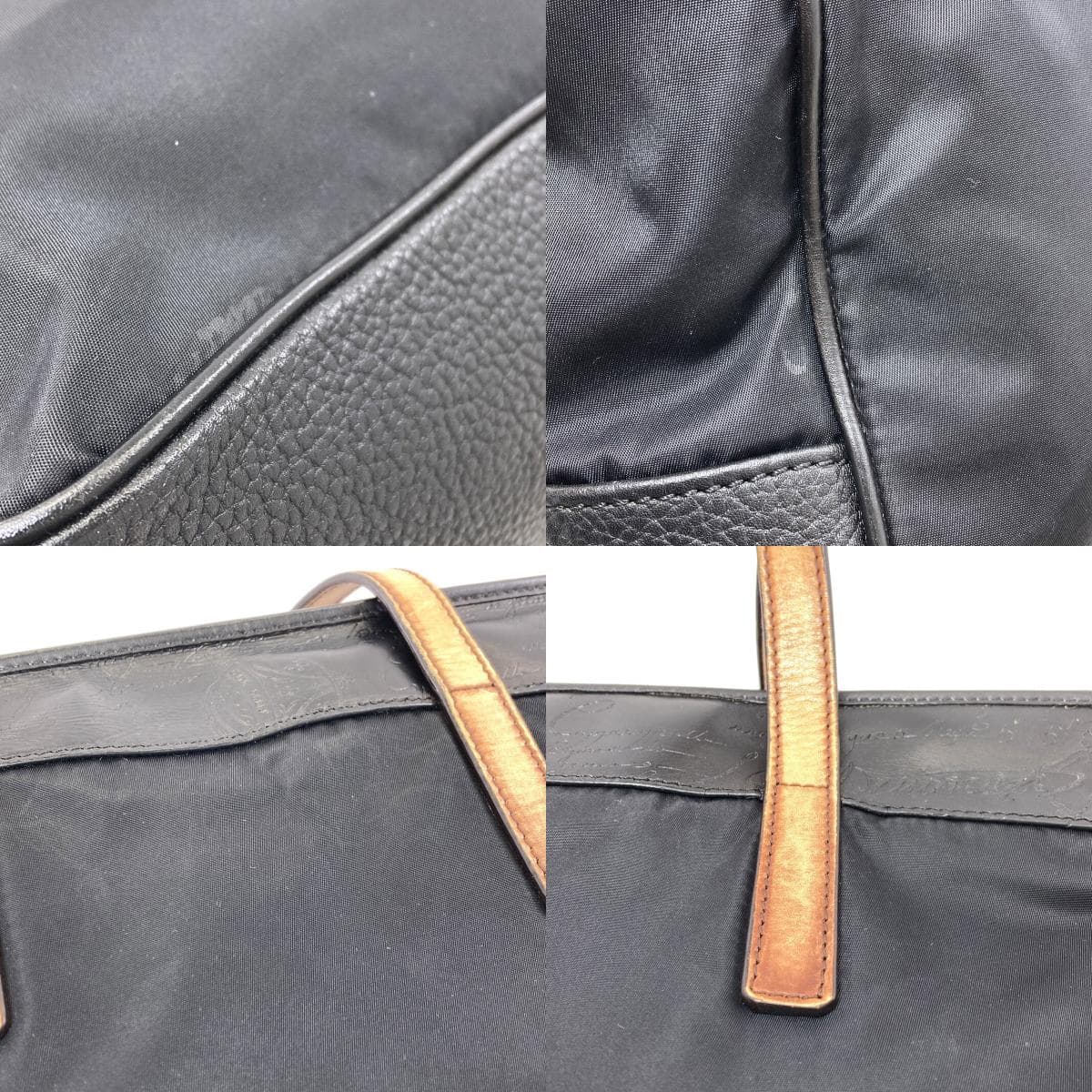 Berluti Calligraphy Tote Bag, Nylon, Women's [Pre-owned] [Berluti] 8