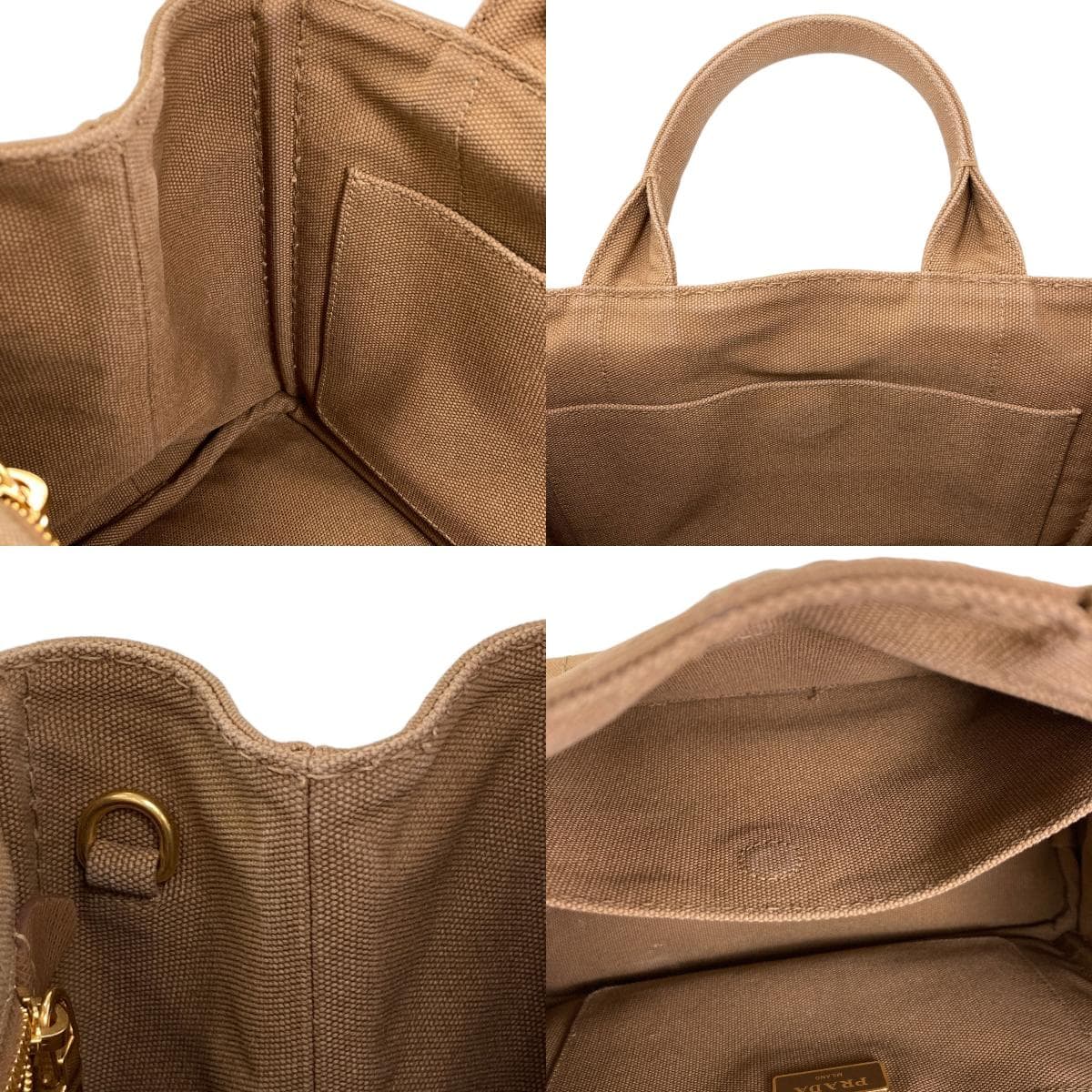 Prada 1BG439 Canapa Mini 2-Way Handbag, Canvas, Women's [Pre-owned] [PRADA] 1BG439 6