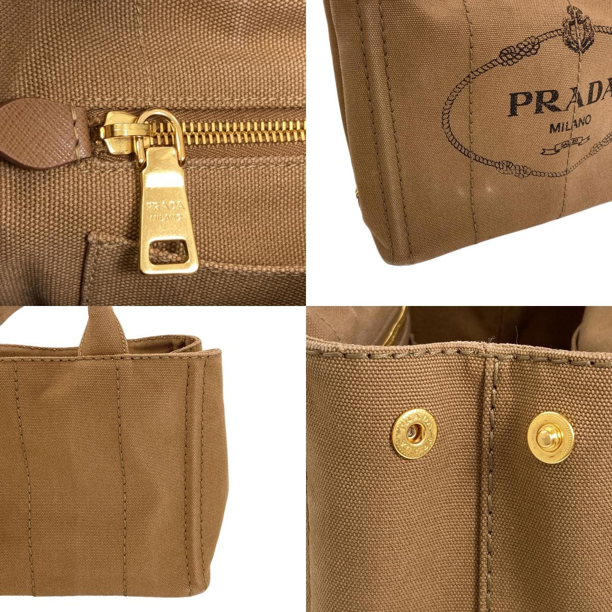 Prada 1BG439 Canapa Mini 2-Way Handbag, Canvas, Women's [Pre-owned] [PRADA] 1BG439 7