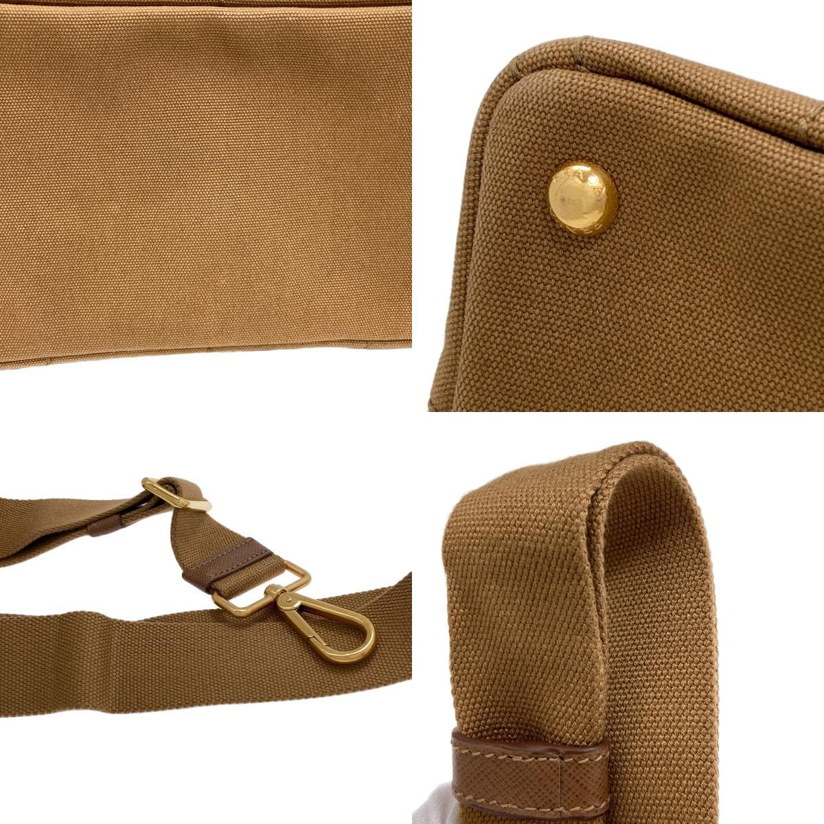 Prada 1BG439 Canapa Mini 2-Way Handbag, Canvas, Women's [Pre-owned] [PRADA] 1BG439 8