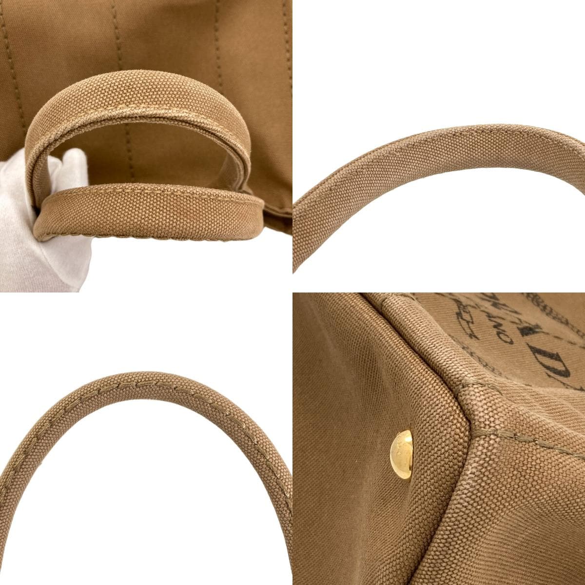 Prada 1BG439 Canapa Mini 2-Way Handbag, Canvas, Women's [Pre-owned] [PRADA] 1BG439 9