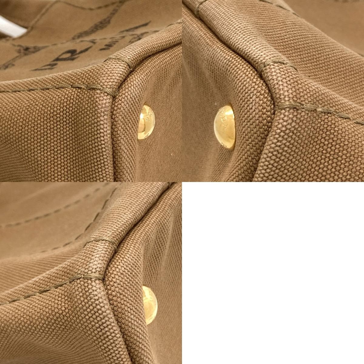 Prada 1BG439 Canapa Mini 2-Way Handbag, Canvas, Women's [Pre-owned] [PRADA] 1BG439 10