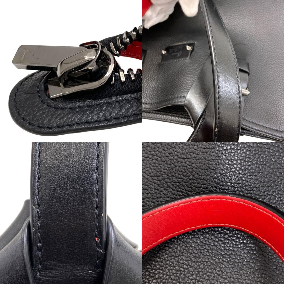 Christian Louboutin Cabiker Tote Bag, Leather, Women's [Pre-owned] [Christian Louboutin] 9