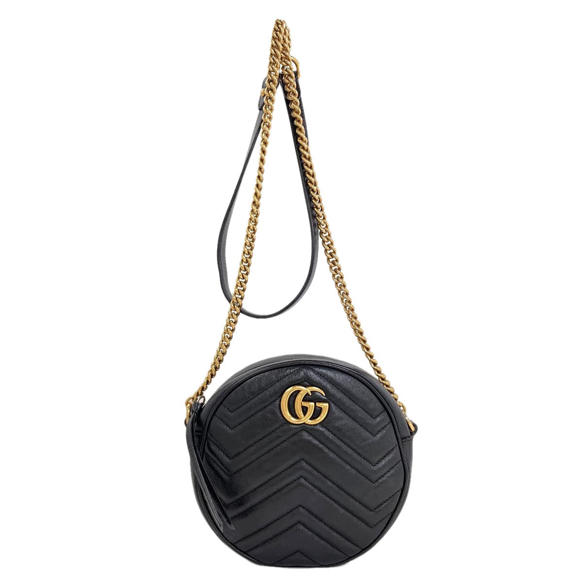 Gucci 550154 GG Marmont Shoulder Bag, Calfskin, Women's [Pre-owned] [GUCCI] 550154