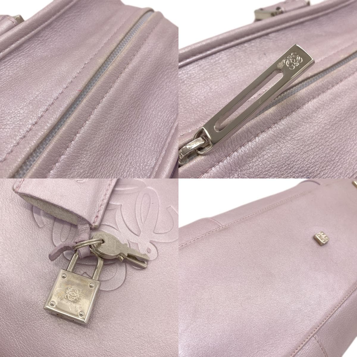 LOEWE Amazonas Handbag, Lambskin, Women's [Pre-owned] [LOEWE] 7