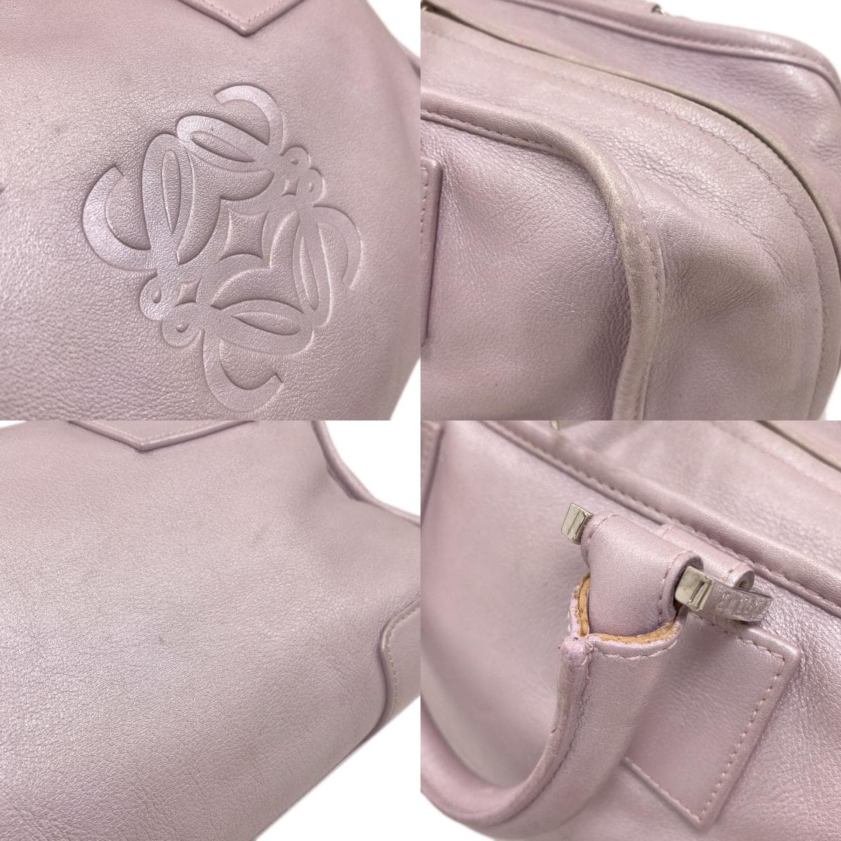 LOEWE Amazonas Handbag, Lambskin, Women's [Pre-owned] [LOEWE] 8