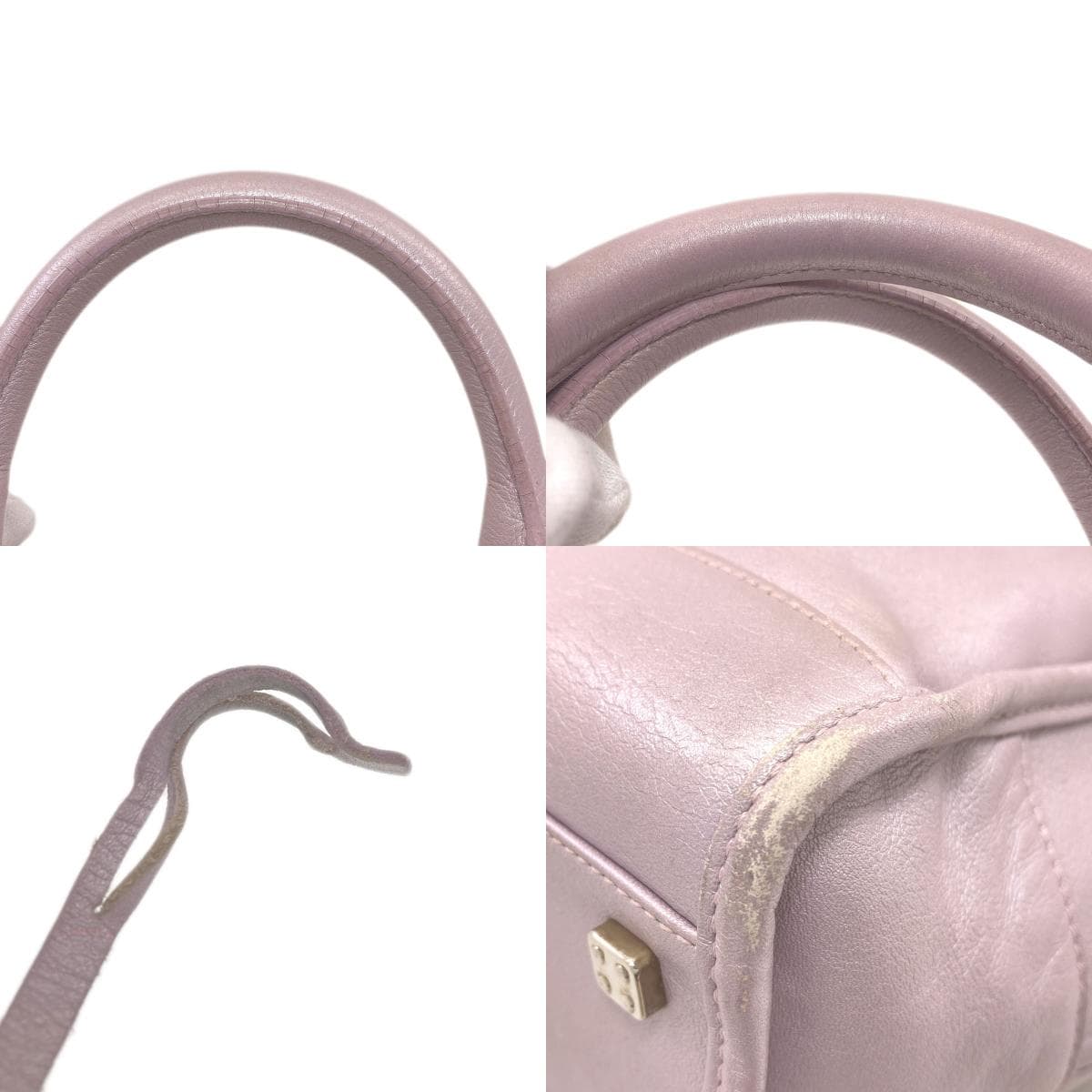 LOEWE Amazonas Handbag, Lambskin, Women's [Pre-owned] [LOEWE] 9