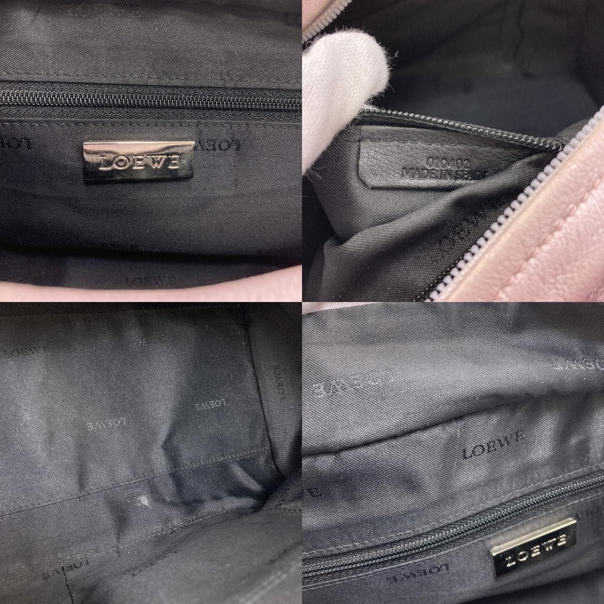 LOEWE Amazonas Handbag, Lambskin, Women's [Pre-owned] [LOEWE] 6