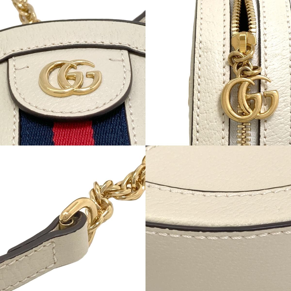 Gucci 550618 Double G Shoulder Bag, Calfskin, Women's [Pre-owned] [GUCCI] 550618 9